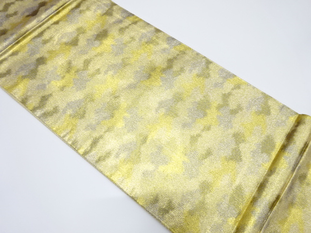 JAPANESE KIMONO / VINTAGE FUKURO OBI / SILK / WOVEN MIST